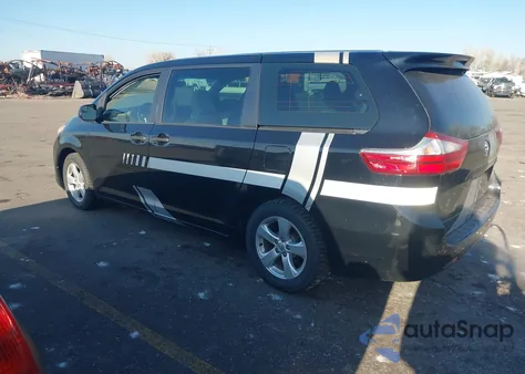 2015 Toyota Sienna L 7 Passenger из США, поврежденный, VIN 5TDZK3DC3FS667559